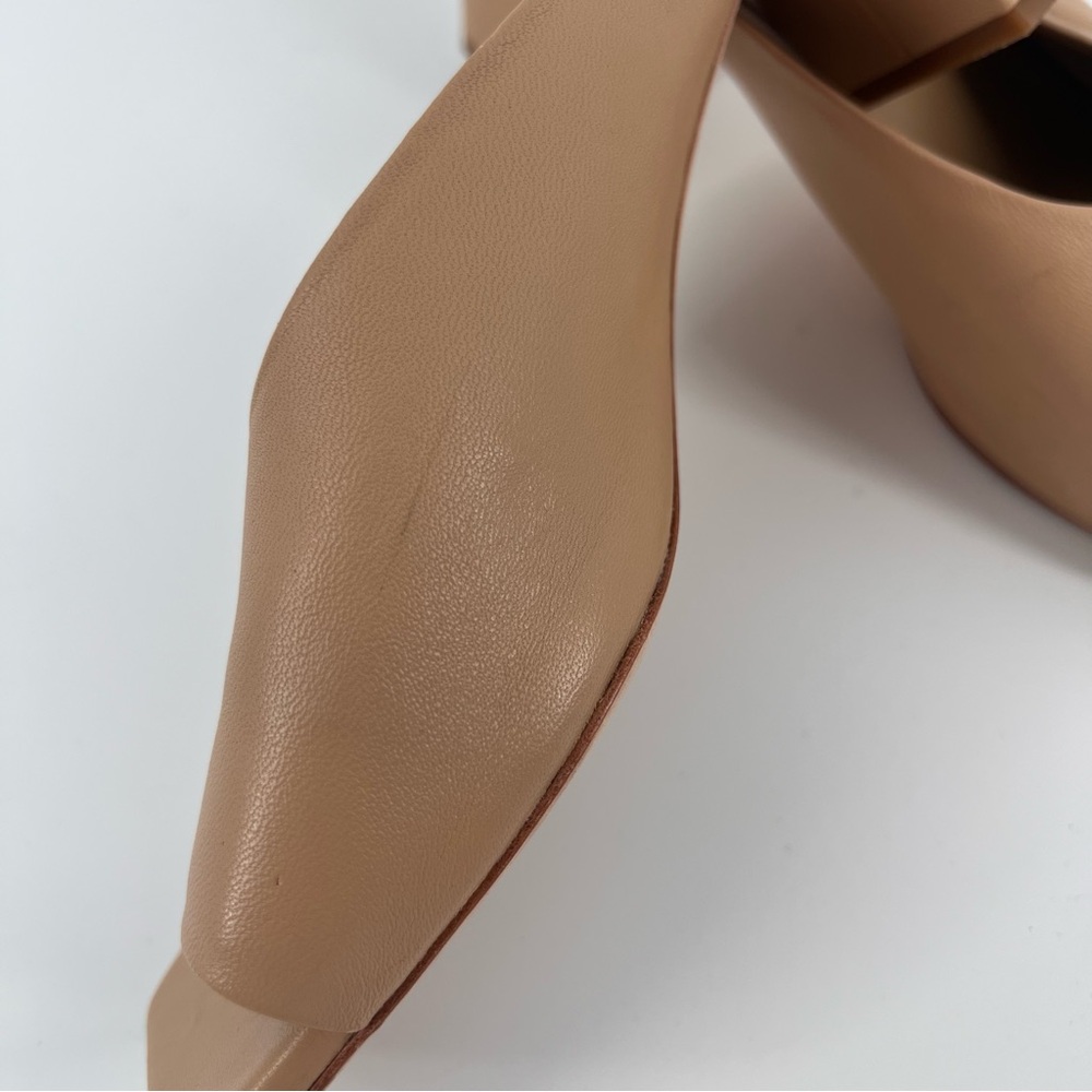 Vince Cachet Leather Slide Sandals - Nude Size 10 - GUC - Minimalist Luxury - Picture 4 of 8